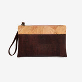 HandBag in Brown and Natural Cork